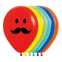 Sempertex Globo R-12 Carita Feliz Bigote