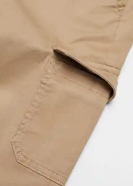 Pantalón Kenia Niños Tabaco Talla 13 Mango