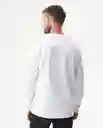 Camiseta Manga Larga Long Sleeve Blanco 0 Claro M Chevignon