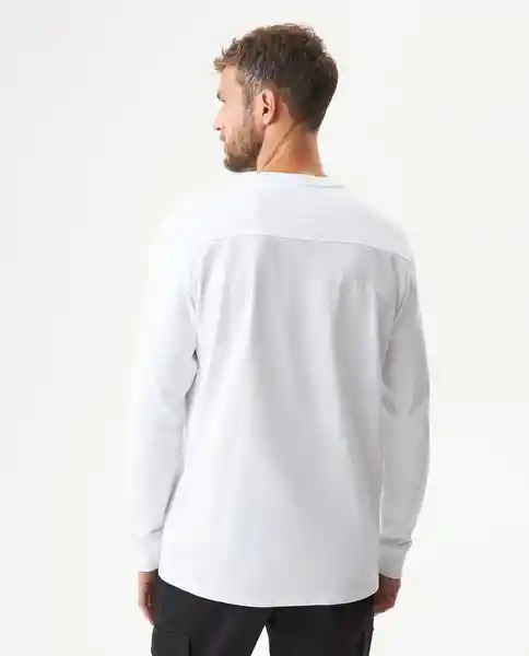 Camiseta Manga Larga Long Sleeve Blanco 0 Claro M Chevignon