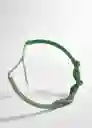 Collar Hibisco Verde Talla 99 Mujer Mango