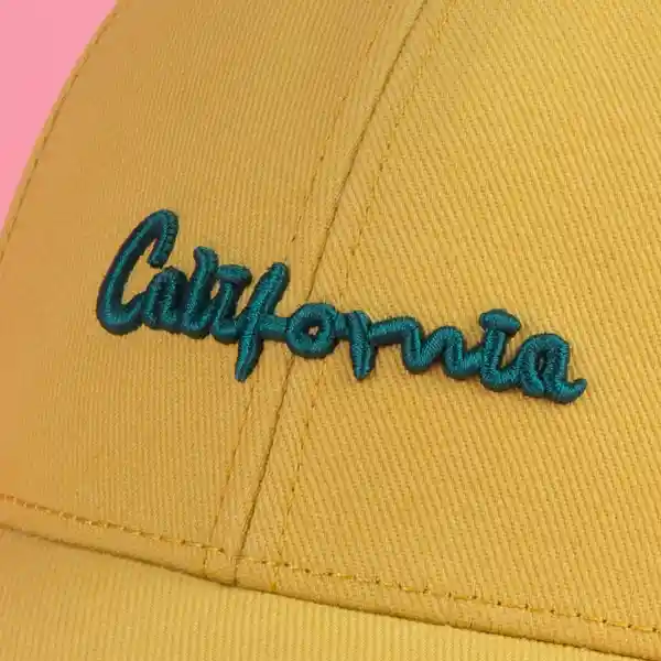 Gorra de Béisbol California Amarillo Miniso