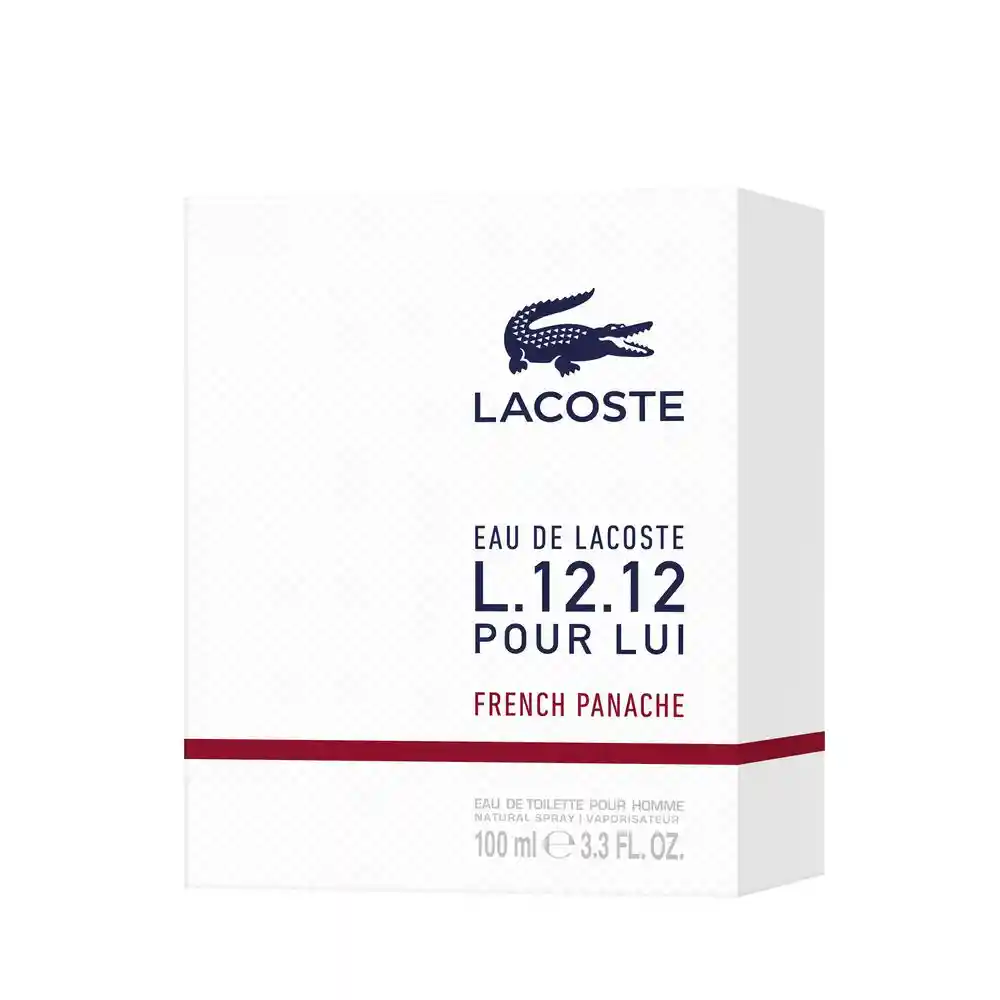 Lacoste Perfume L.12.12 Pour Lui French Panache Edt  For Men 100 mL