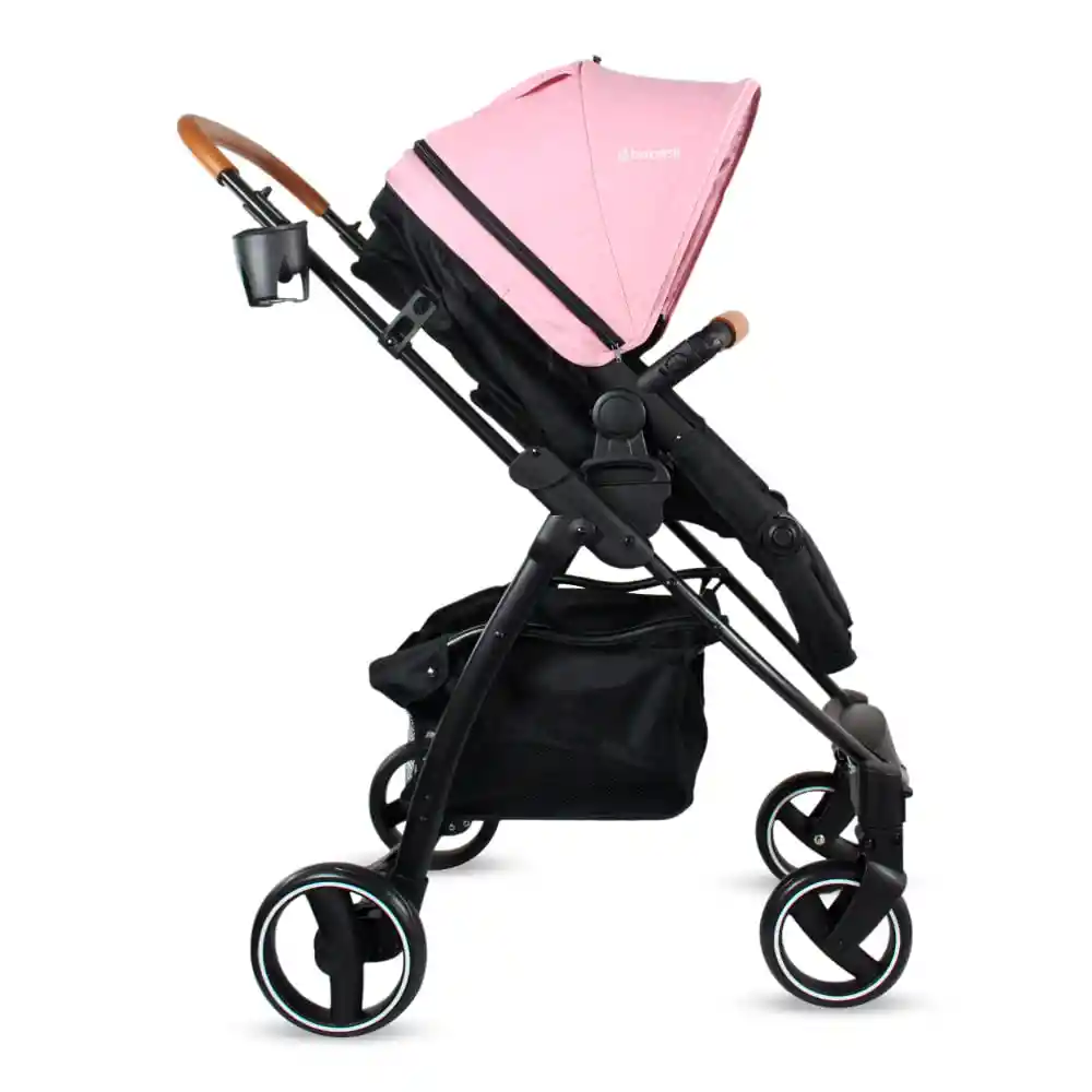 Coche Travel System Alfa Bebesit Rosado