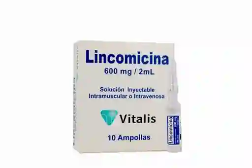 Vitalis Antibiótico en Solución Inyectable Intramuscular o Intravenosa