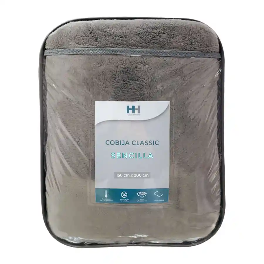 Cobija Sencilla H&h Classic Taupe 150x200