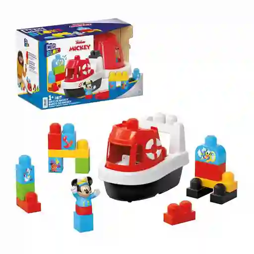 Mega Blok Disney Clásico Bote de Mickey Mattel