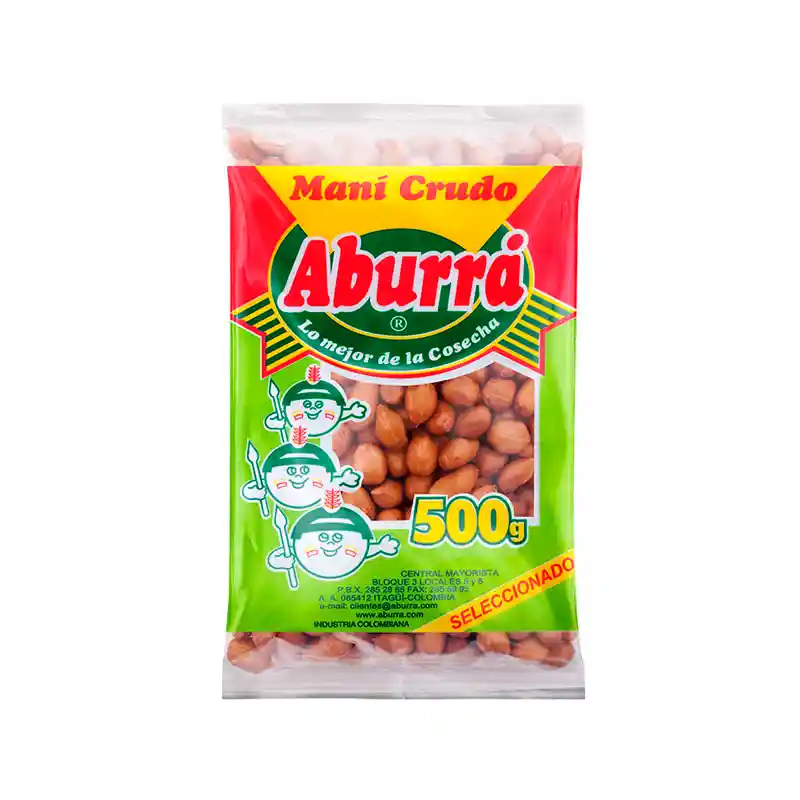 Aburrá Maní Crudo Seleccionado
