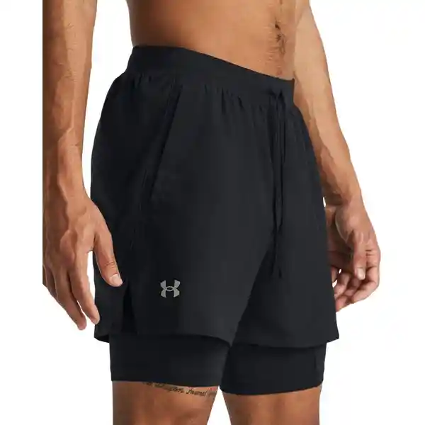 Under Armour Short Para Hombre Negro Talla SM Ref 1382640-001