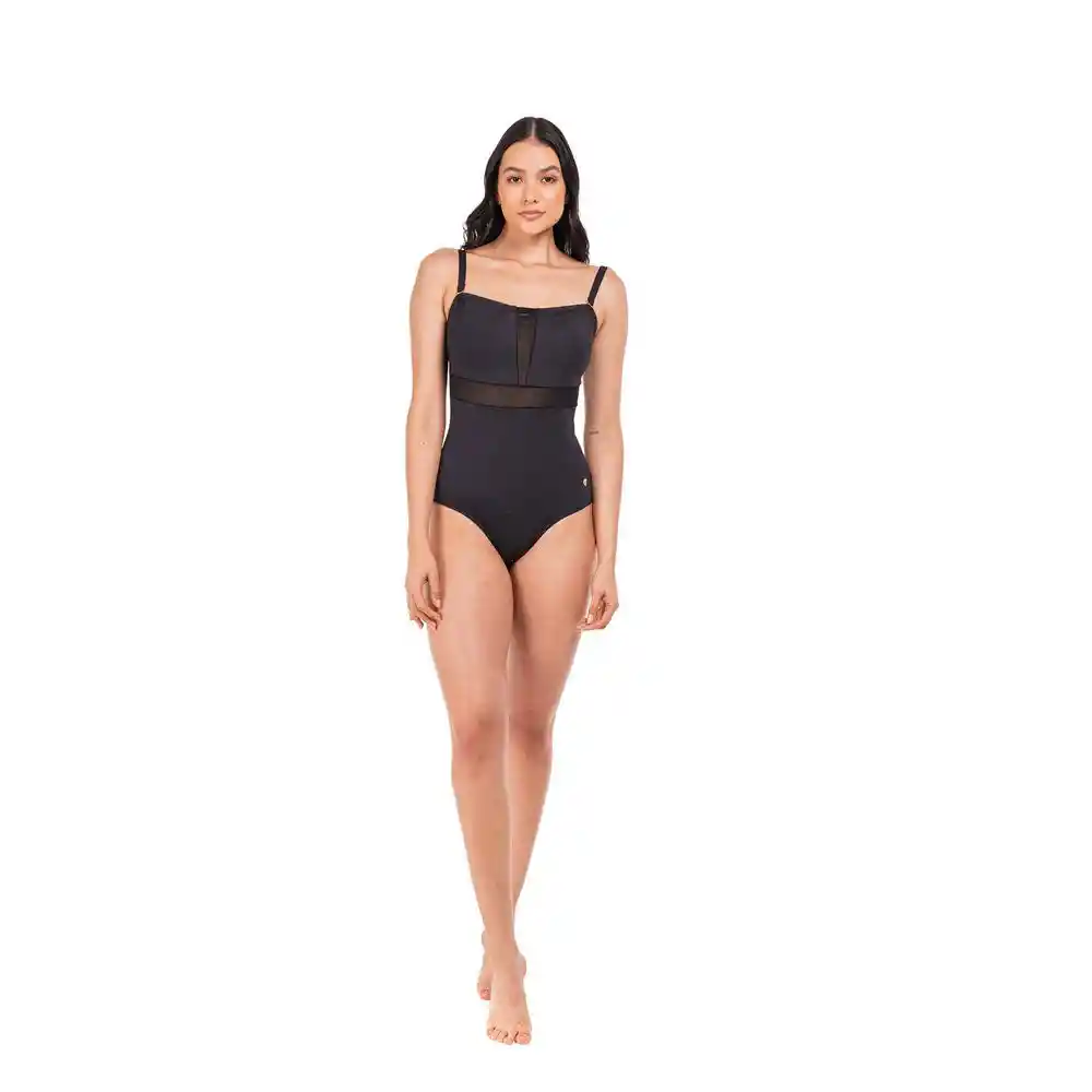 Vestido de Baño Entero M-negro