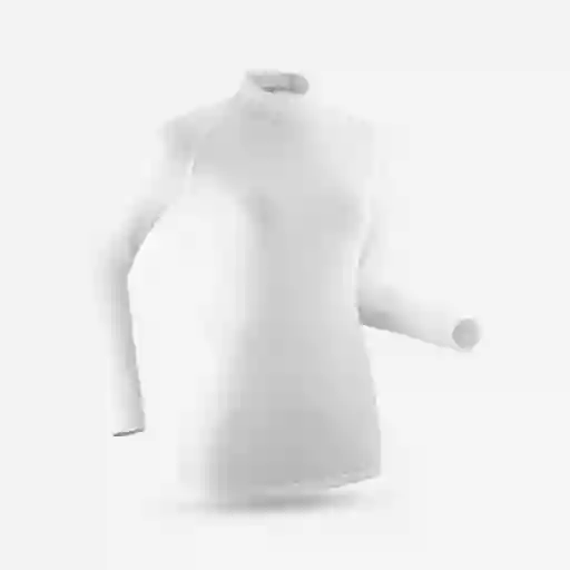 Camiseta Térmica Primera Capa Mujer Talla M Blanco