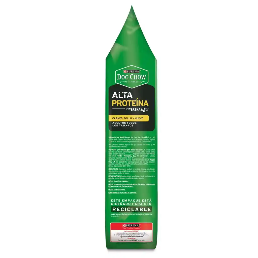 Comida para Perros Purina Dog Chow Alta Proteína x 2 kg