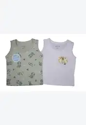 Camisilla Set X2 100% Algodon 18/24mese-verde