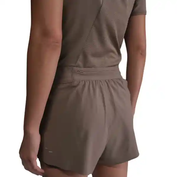 Nike Short Pantaloneta W Swift Df mr 2N1 Mujer Café Talla XS