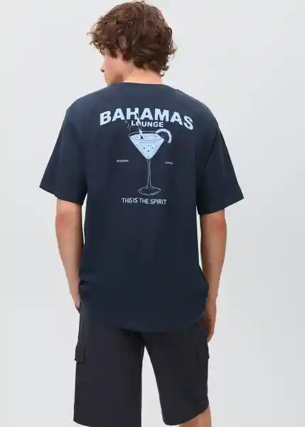Camiseta Bahamas Navy Talla 21 Teen Niños Mango