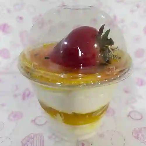 Vaso de Maracuya con Crema