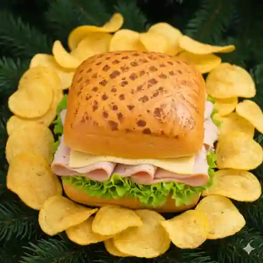 Sándwich de pavo ahumado