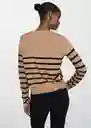 Buzo Jersey Luccavr Camel Talla S Mujer Mango