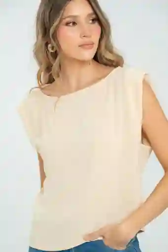 Blusa Jordana Color Beige Claro Talla M Ragged