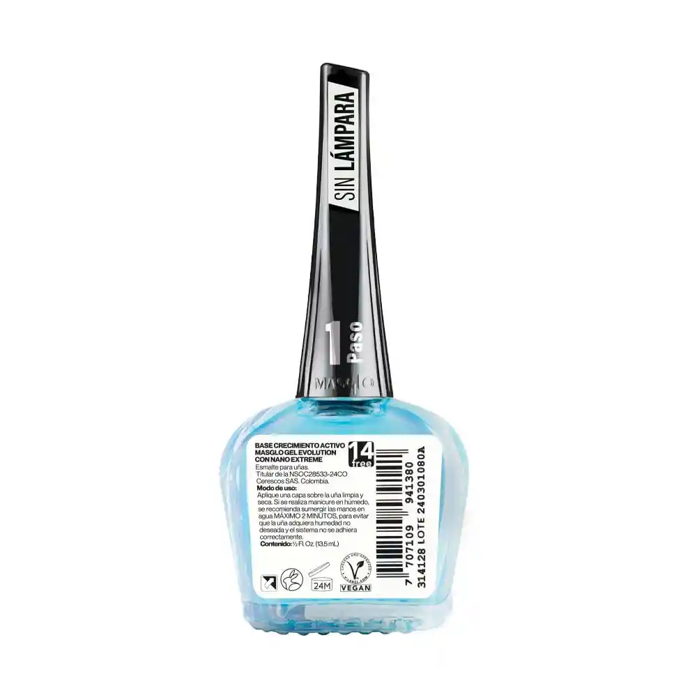 Esmalte Masglo Gel Base Crecimiento