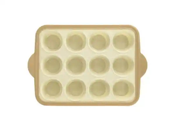 Molde 12 Muffins Silicona Casaideas