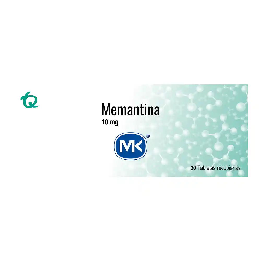 Memantina Mk 10 Mg Tableta Recubierta X30