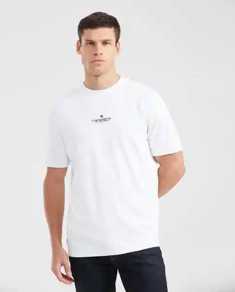 Camiseta Duck Graphic Masculino Blanco 0 Claro T M Chevignon