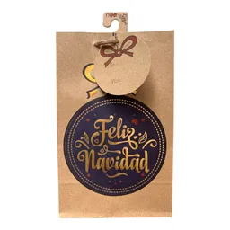 Bolsa Nico Navidad Kraft Peque�a