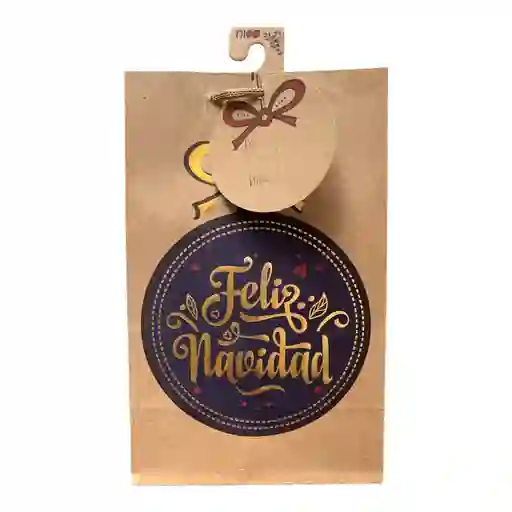 Bolsa Nico Navidad Kraft Peque�a