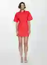 Vestido Cirilia Coral Talla XS Mujer Mango