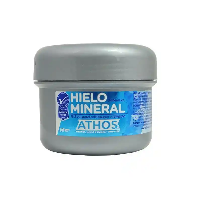 Athos Hielo Mineral Gel Corporal Refrescante y Relajante