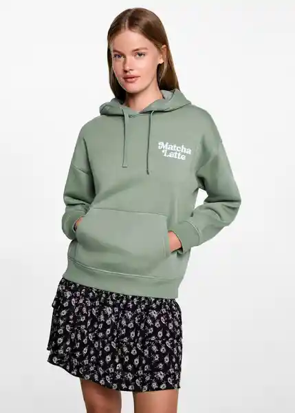 Sudadera Matcha Verde Talla 20 Teen Niñas Mango