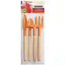 Tramontina Kit 4 Piezas Herramientas Jardinería