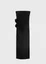 Vestido Sage Negro Talla M Mujer Mango