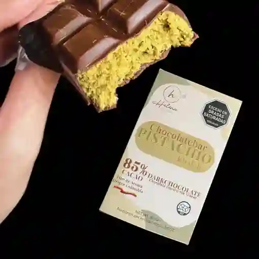 Barra de Pistacho Dark 85% - Helenaxioccolats