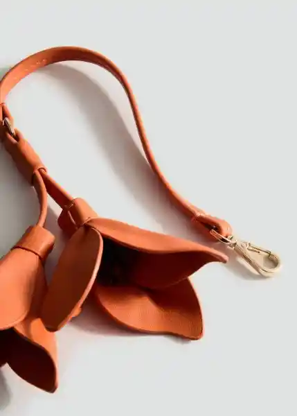 Llavero P Lirio Naranja Talla 99 Mujer Mango