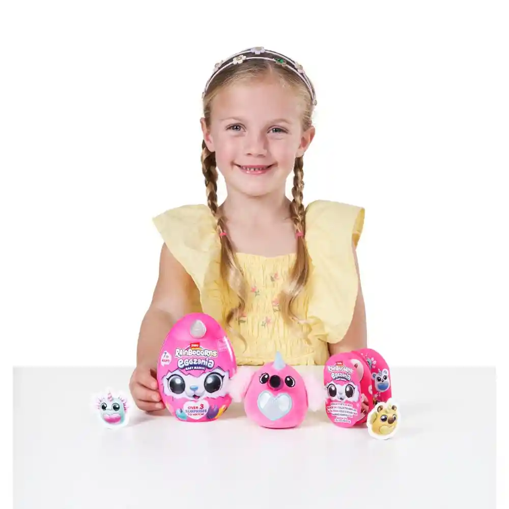 Peluche Sorpresa Eggzania Baby Mania Con 5 Sorpresas