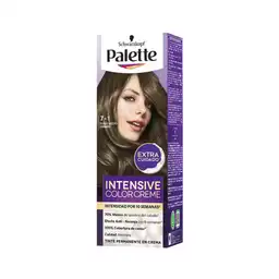 Tinte Palette Color Creme 7-1 Rubio Medio Cenizo