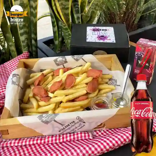 Combo Salchipapa + Coca Cola Original 500 ml