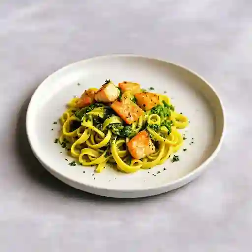 Pasta Almendra Pesto