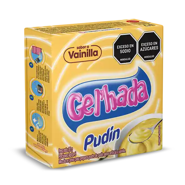 Pudín Vainilla Gelhada x 85gr