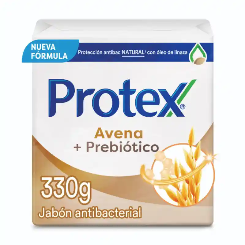 Jabón Antibacterial Protex Avena 110 g x 3 Und