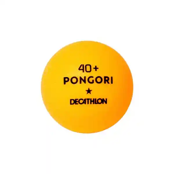 Pongori Pelota de Ping Pong 1 x 40 Naranja