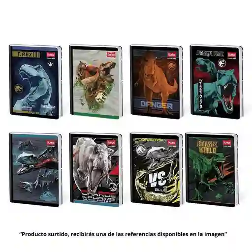 Scribe Cuaderno Jurassic World Rayado Cosido