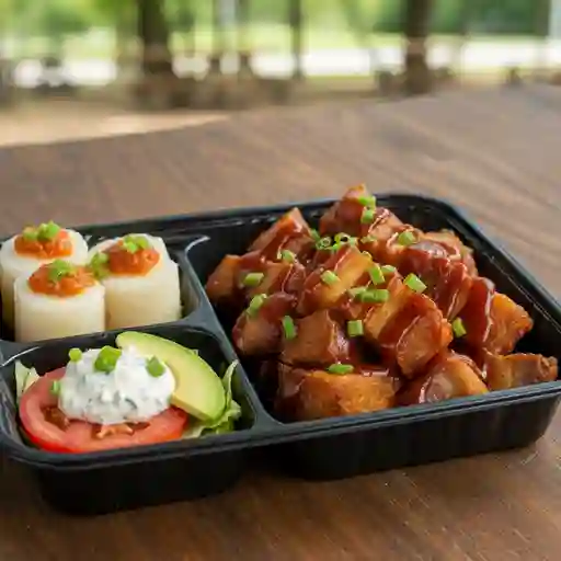 Chicharròn a la bbq