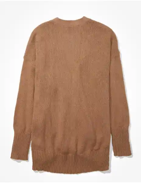 Suéter Tejido Mujer Café Talla: Small American Eagle