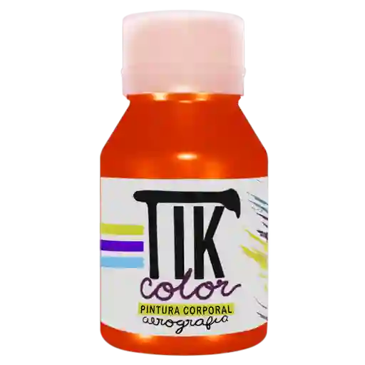 Tikcolor Maquillaje Artístico Naranja Fluorescente 60 mL C18