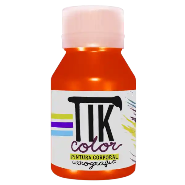 Tikcolor Maquillaje Artístico Naranja Fluorescente 60 mL C18