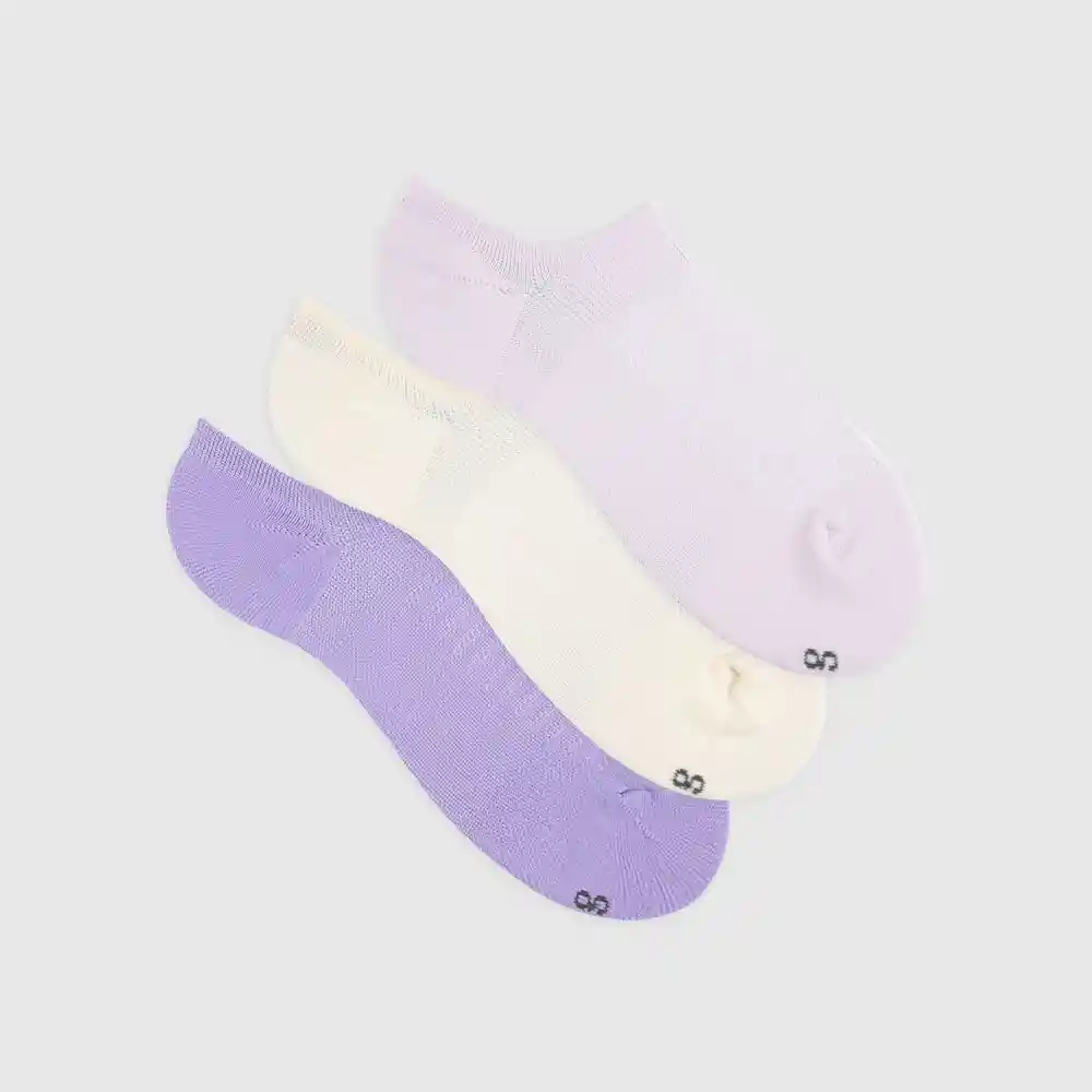 Media Tobillera Elaborada Con Poliamida Femenino Furti X 3 Gef Talla 9-11