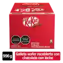 KitKat Galleta Wafer cubierta con chocolate con leche 24 Unds x 996g